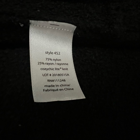 Barefoot Dreams Black Cozy Cardigan - Picture 3 of 4